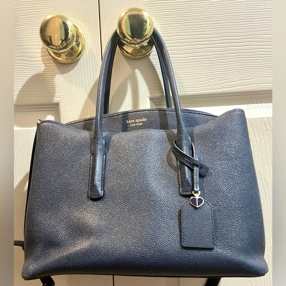 Kate Spade Navy Blue Satchell Purse